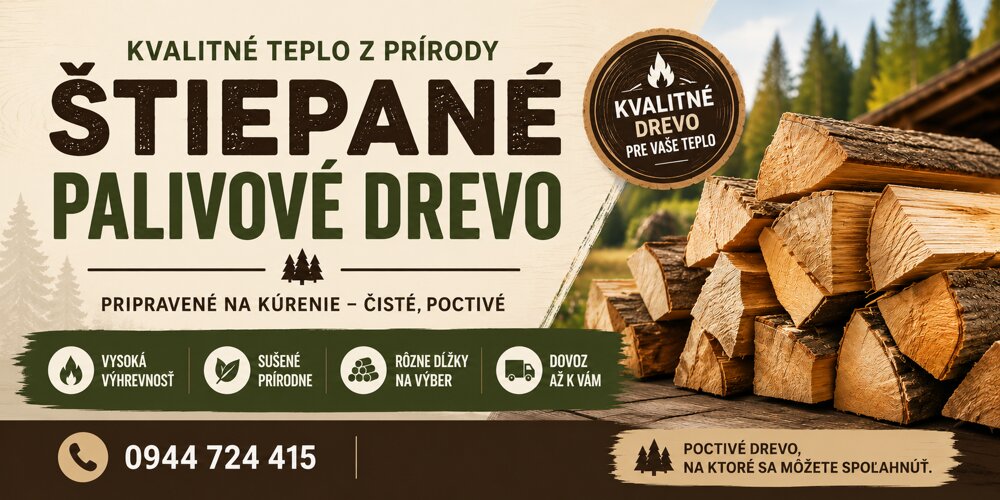 Štiepané Palivové drevo